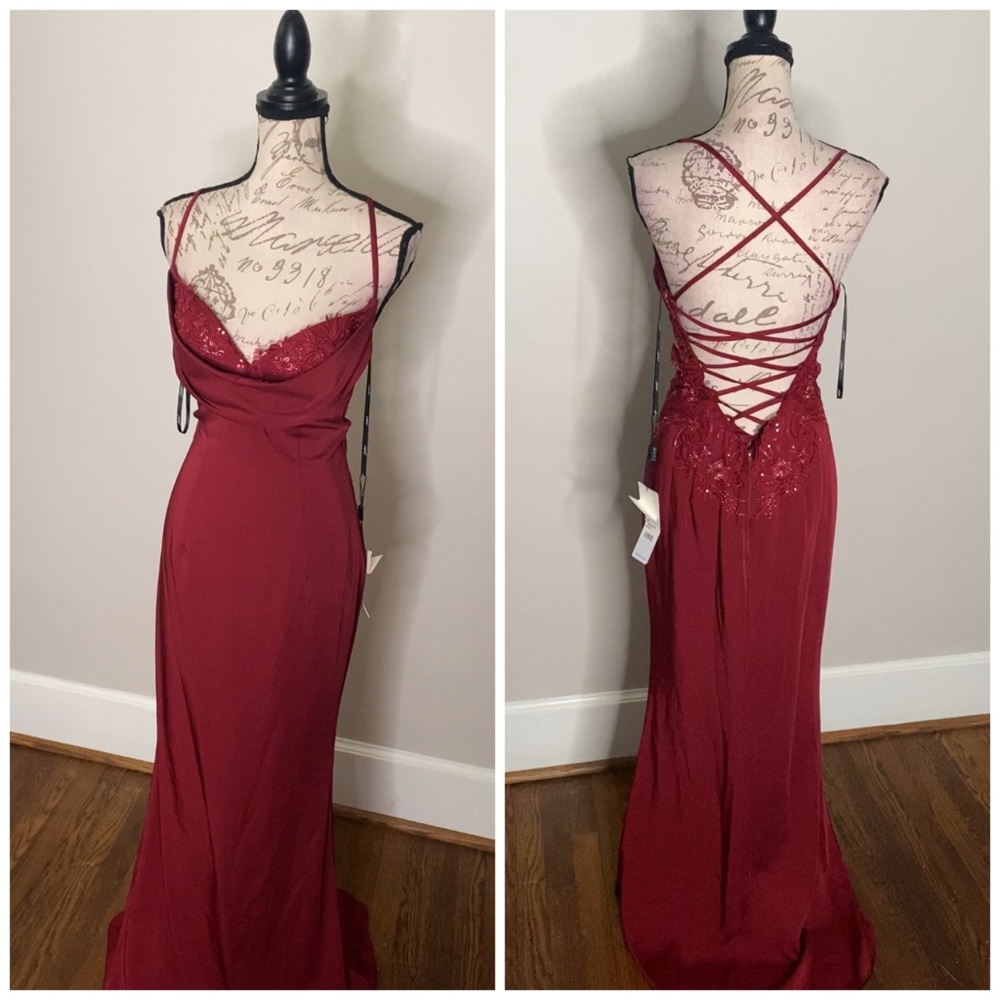 Long formal dress, bridesmaid, military ball or evening gown